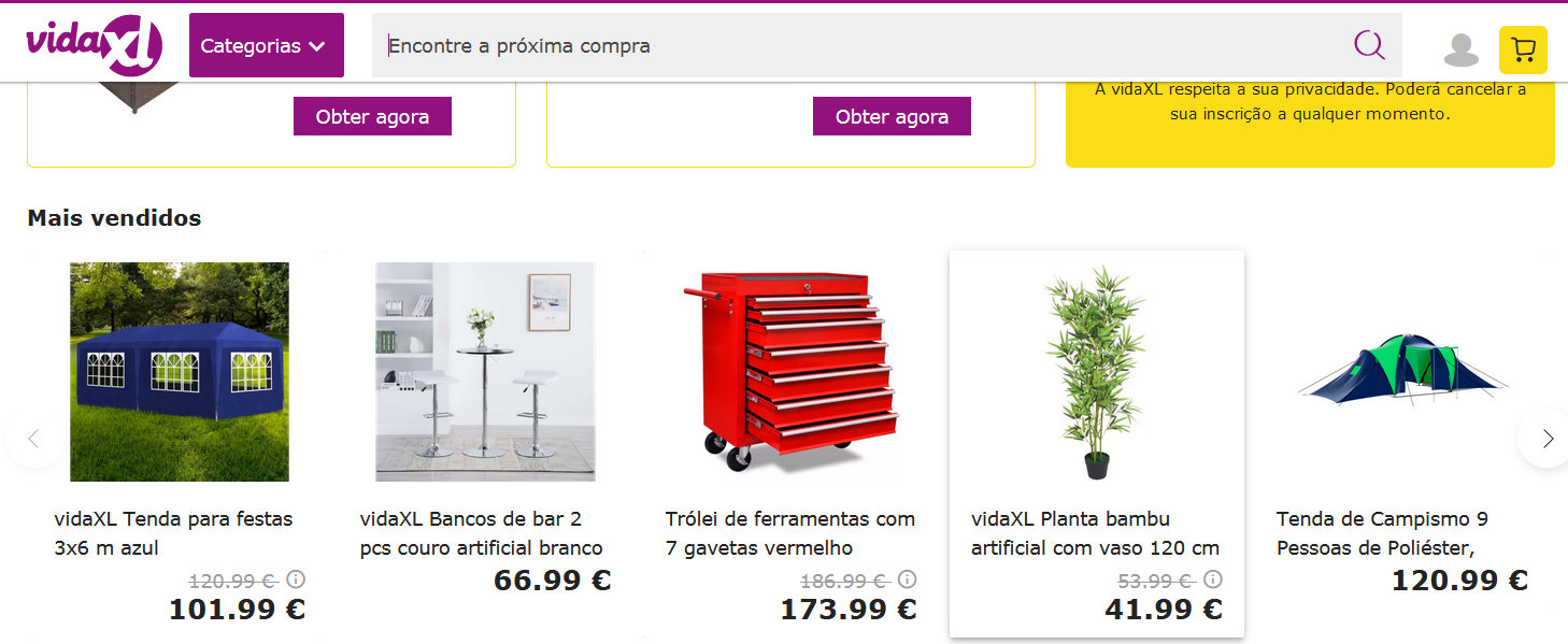 VidaXl - Produtos para casa e jardim