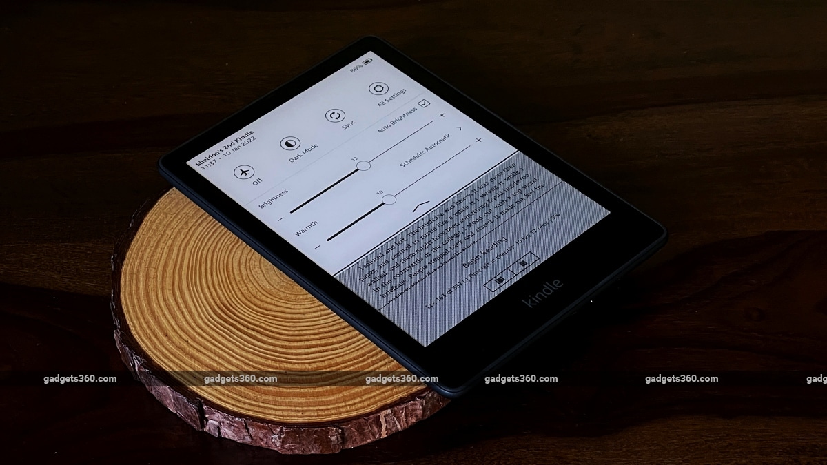 Amazon Kindle Paperwhite 2021 front software ndtv AmazonKindlePaperwhiteSignatureEdition Amazon