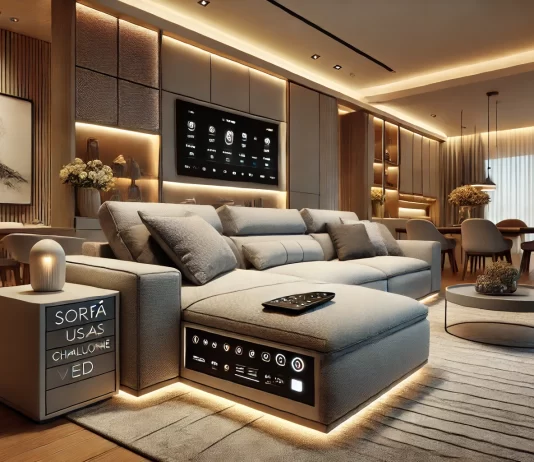 Sofás Chaise Longue com Tecnologia: Conforto e Inovação ao Seu Alcance