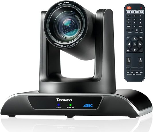 Tenveo 4K PTZ: A Câmara Profissional de Videoconferência e Streaming